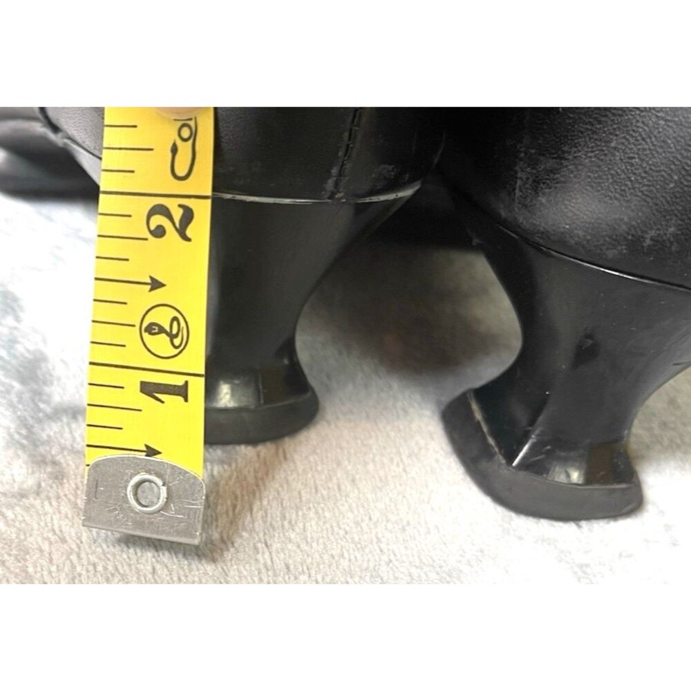 John Fluevog Wearever womens black boots 6.5 avant guard gothic 20's retail $498 - Picture 6 of 8